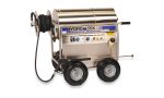 Hydro-Tek Hot-2-Go Stainless Steel Pressure Washer Hose Reel 3/8  Connection, 5000 psi for 250' Capacity Hot2Go AR151