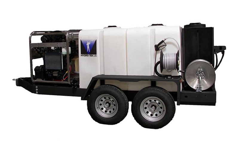 Commercial T400 Portable Pressure Washer Trailer with 400 Gallon Tank