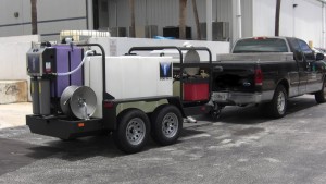 HYDRO TEK NO WATER WASTED T400 TRAILER AZV55 3500 PSI @ 5 GPM