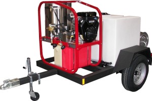 Hot Water Pressure Washer Trailer SK Series