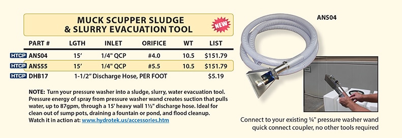 Muck Scupper & Sludge Pump