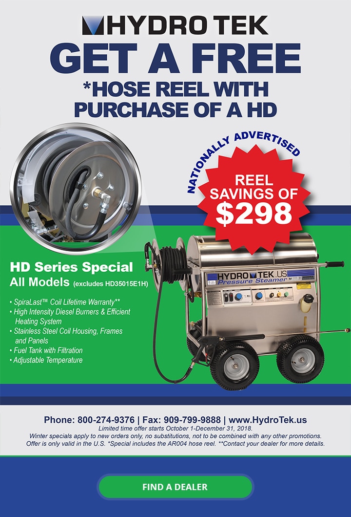 Hydro Tek Pressure Washers National Special Offers